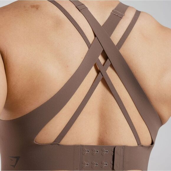 Gymshark APEX LIMIT SPORTS BRA Size S Truffle Brown NWT In packaging - Picture 5 of 8